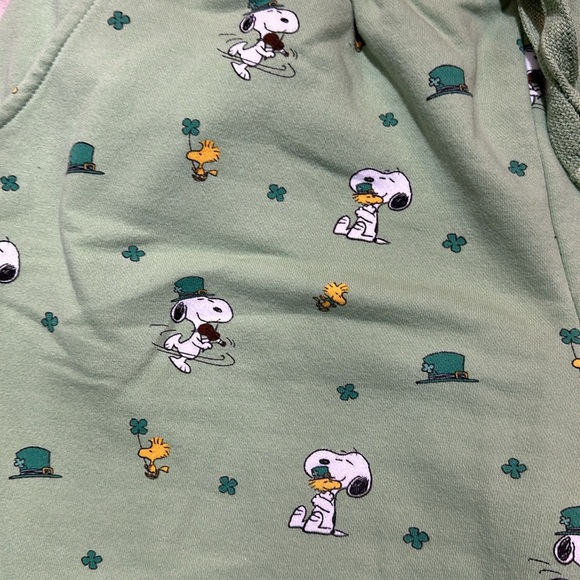 AE Peanuts St. Patrick's Day Sweatpants - Picture 2 of 4